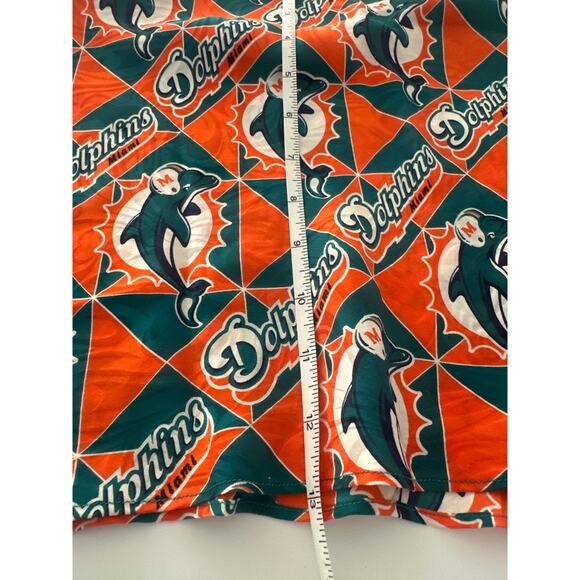 Miami Dolphins 100% silk tank top excellent condition game day lightweight szL - Picture 4 of 5